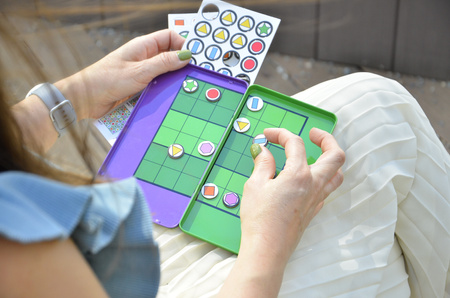 Gra magnetyczna The Purple Cow - Sudoku kształty