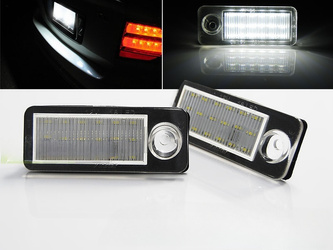 Lampki rejestracji Audi A6 C5 97-04 Avant