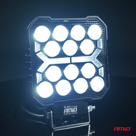Lampa robocza halogen LED szperacz AWL74 42W 4200LM 12V 24V AMIO-04418