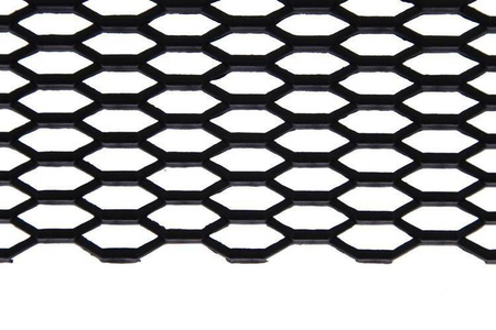 Siatka ABS Honey comb Black 120x40cm