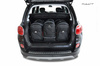 FIAT 500L 2012+ TORBY DO BAGAŻNIKA 3 SZT
