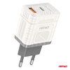 Ładowarka sieciowa Quick Charge GaN 30W USB-A + USB-C AMIO-04286