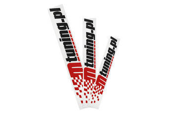 Naklejka Mtuning Czerwono-Czarna 30cm