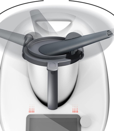 NASADKA ODPROWADZAJĄCA PARĘ SZARA THERMOMIX MONSIEUR OCHRONA PRZED WILGOCIĄ SILIKON SZARA CZĘŚĆ ZAMIENNA