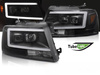 Lampy przednie BLACK LED do Ford F150 MK11 04-08