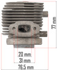 Cylinder tłok zestaw do dmuchawy RTODL0057-CT
