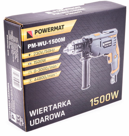 Wiertarka elektryczna udarowa 1500W PM-WU-1500M
