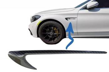 BOCZNE WLOTY MERCEDES W205 LOOK E213 CARBON