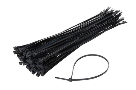 Taśmy kablowe czarne 2,5x100mm - 100 szt.