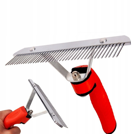 SZCZOTKA GRZEBIEŃ ZGRZEBŁO DO SIERŚCI PSA KOTA XL 16CM