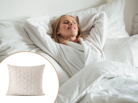 PODUSZKA VIKING ANTYALERGICZNA MIĘKKA SPRĘŻYSTA KOMFORTOWA AKSAMITNA