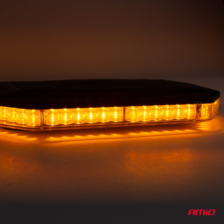 Belka ostrzegawcza LED WLB78 na magnes 293x171mm R65 R10 48LED 12-24V IP56 AMIO-02920