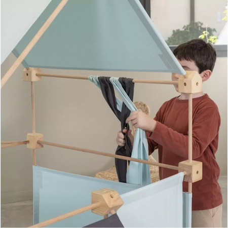 Drewniane klocki konstrukcyjne Maxi Trigonos Hejmo - 150 el.