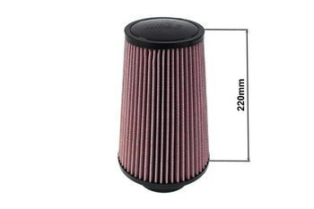 Filtr stożkowy TURBOWORKS H:220mm OTW:80-89mm Purple