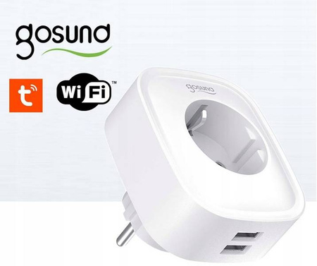 Gniazdko wifi gosund sp112 android ios tuya 2x usb