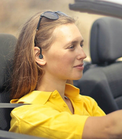 ZESTAW SŁUCHAWKOWY BLUETOOTH SŁUCHAWKA BEZPRZEWODOWA DO UCHA ŁADOWANIE USB