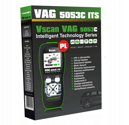Skaner interfejs VSCAN OBD2C ITS CAN UDS J.POLSKI VAG