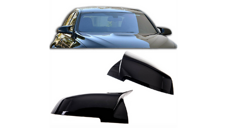 Zestaw osłon lusterek bocznych Gloss Black BMW 1 F20 F21 2 F22 F23 F87 3 F30 F31 4 F32 F33 F36 X1 E84 2012-2019