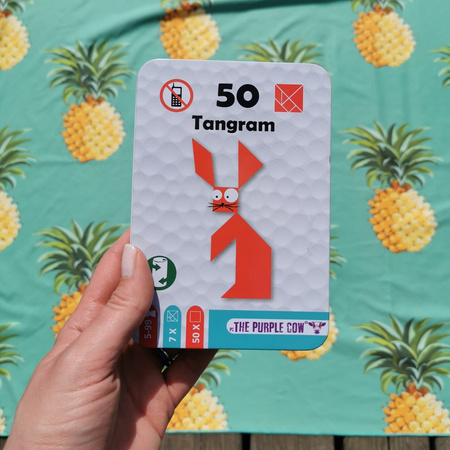 Podróżne łamigłówki The Purple Cow - 50 Tangram