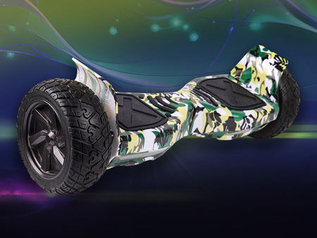 DESKOROLKA ELEKTRYCZNA TERENOWA DLA DZIECI MŁODZIEŻY DUŻE KOŁA HOVERBOARD BLUETOOTH LED