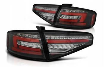 Lampy diodowe Audi A4 B8 12-15 sedan black dts