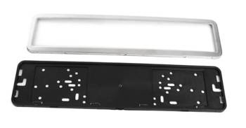 RAMKA TABLICY REJESTRACYJNEJ ZE STALI NIERDZEWNEJ