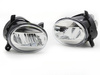 Halogeny Światła Przeciwmgielne Chrome Clear LED  Audi A4 B8, A6 C6, Q5