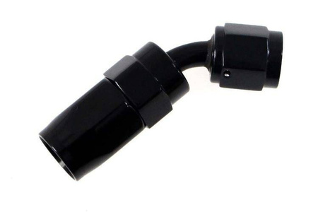 Końcówka 45° AN6 zaciskana BLACK
