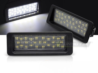 Lampki LED podświetlenia tablicy rejestracyjnej Volvo V40 (2012–2019) / S90 (2016–2023)