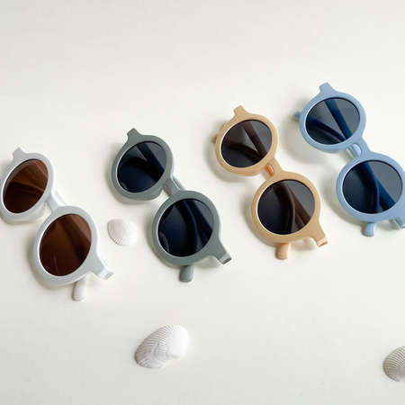 Okulary przeciwsłoneczne FOLLOW the duck Craspedia - Dusty Blue 3-8 lat