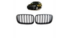 Grill sportowy podwójne żeberka Matt Black BMW X6 E71 E72 X5 E70 2007-2013