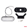 Lampa obrysowa LED OM-01-W owalna biała AMIO-02375