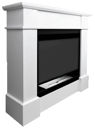 Biokominek Koloseum Portalowy Pula z szybą