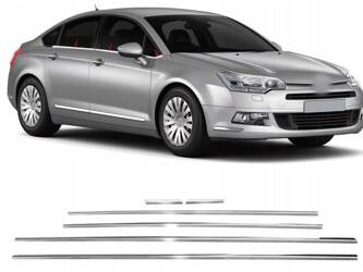 Listwy przyokienne pod szyby boczne do CITROEN C5 2008-2017 SEDAN