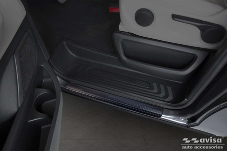 Nakładki progowe do Mercedes V-Class W447 (Carbon Fiber)