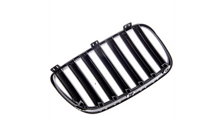 Grill sportowy pojedyncze żeberka Matt Black BMW X3 E83 Facelift 2006-2010