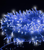 LAMPKI ZEWNĘTRZNE SOPLE 500 LED NIEBIESKIE 20M EFEKT FLASH KURTYNA GIRLANDA OŚWIETLENIE ŚWIĄTECZNE