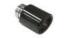Końcówka tłumika 114mm wejście 76mm Carbon Gloss