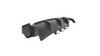 Tylny dyfuzor Matt Black BMW 5 F10 F11 2009-2016