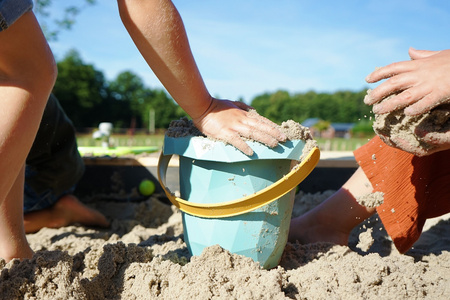 Wiaderko do piasku Zsilt - Happy Orange