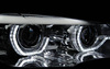 Lampy Bmw X5 E70 07-10 ringi 3d drl chrome xenon
