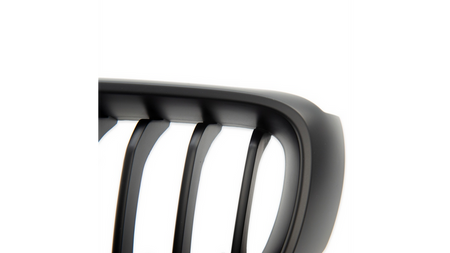 Grill sportowy pojedyncze żeberka Matt Black  BMW 3 (F34) Gran Turismo 2013-2020