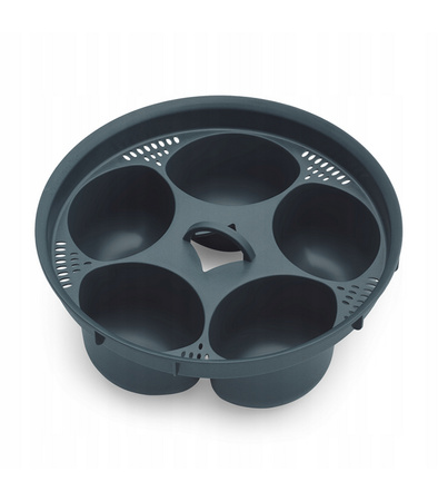 WKŁADKA DO GOTOWANIA JAJEK THERMOMIX MONSIEUR SMART CONNECT NA 5 JAJEK SZARA CZĘŚĆ ZAMIENNA