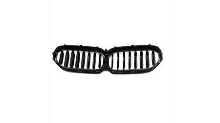 Grill sportowy pojedyncze żeberka Gloss Black  BMW 5 (G30, F90) Sedan (G31) Touring Facelift 2020-obecnie