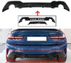 DYFUZOR BMW G20 G31 19- GLOSSY BLACK -O---O-