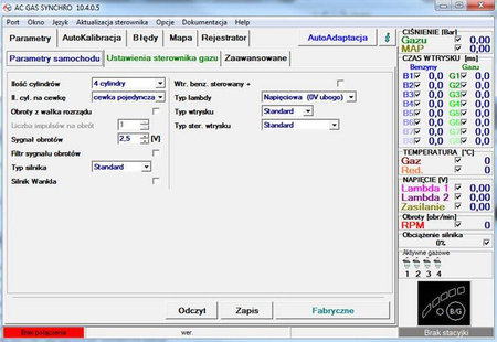 Tester diagnostyczny skaner LPG Bluetooth BASIC
