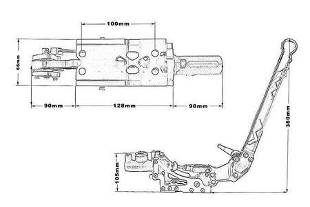 Hamulec ręczny hydrauliczny TurboWorks Professional Race Neo