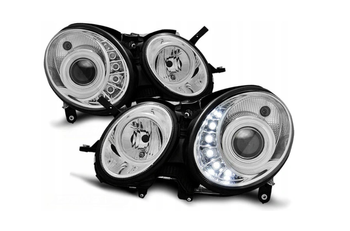 Lampy Nowe Mercedes W211 E-klasa 02-06 Chrome Led