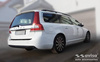 Nakładka na zderzak tylny do Volvo V70 3 FL (Czarna-Lustro)