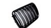 Grill sportowy podwójne żeberka Gloss Black BMW 3 E36 Compact Facelift 1996-1999